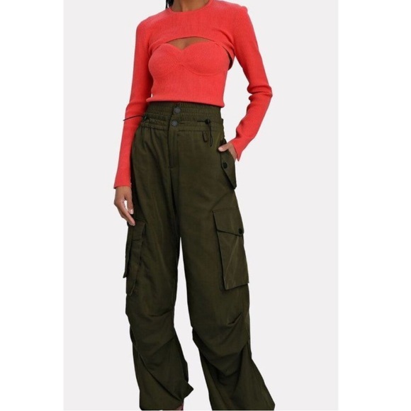 Derek Lam 10 Crosby Coral Cami Set - Picture 2 of 6